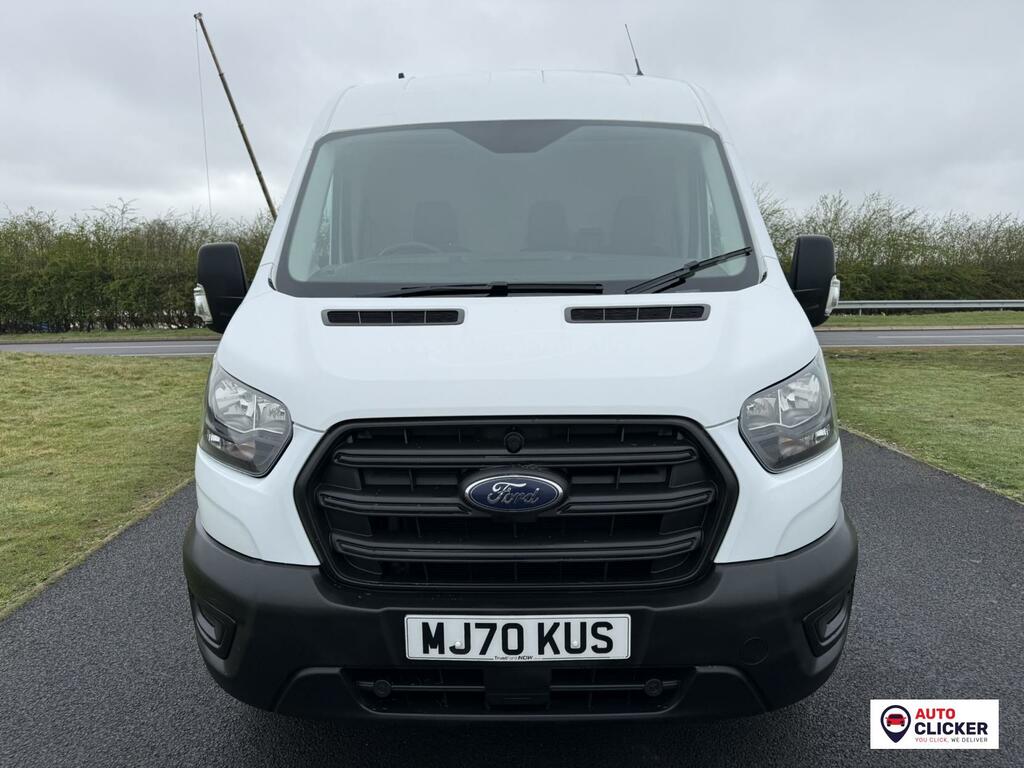 Ford Transit Custom 2.0 350 Ecoblue Leader Panel Van MJ70KUS White #2
