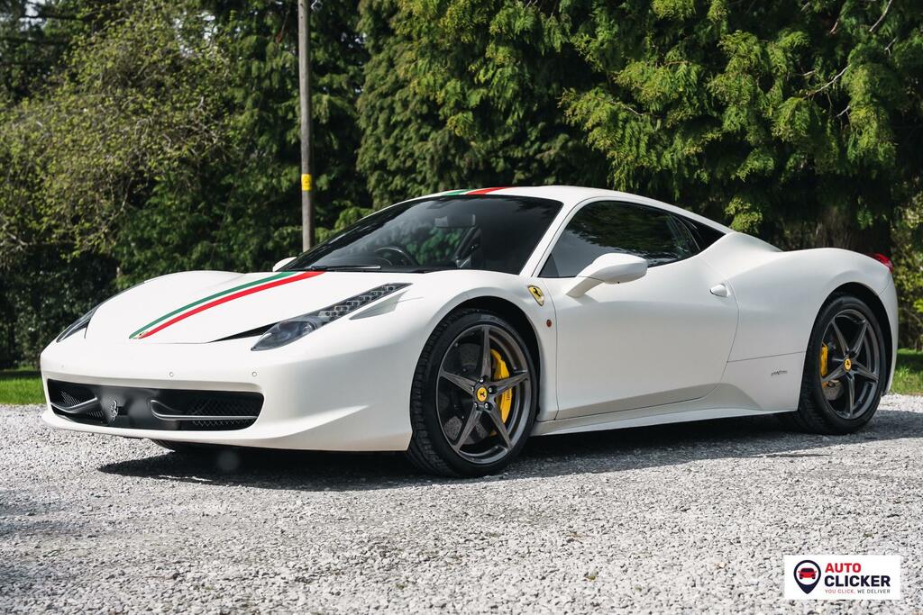 Ferrari 458 4.5 Italia Coupe F1 Dct Euro 5 570 Bhp White #5