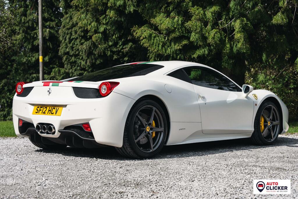 Ferrari 458 4.5 Italia Coupe F1 Dct Euro 5 570 Bhp White #3
