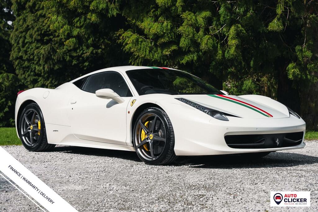 Ferrari 458 4.5 Italia Coupe F1 Dct Euro 5 570 Bhp White