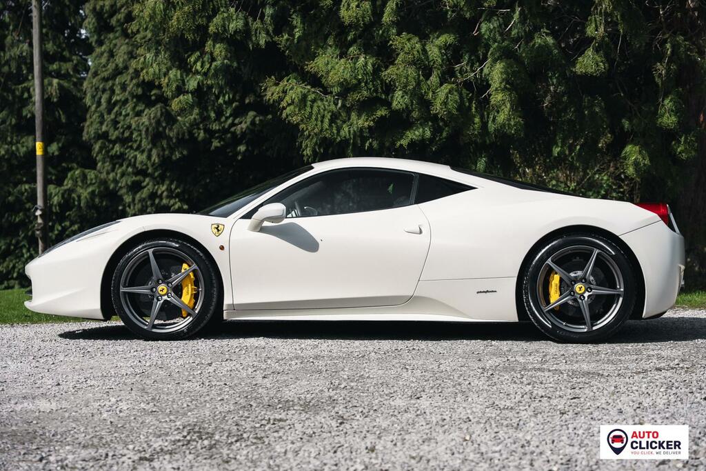 Ferrari 458 4.5 Italia Coupe F1 Dct Euro 5 570 Bhp White #4