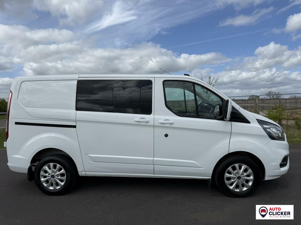 Ford Transit Custom 2.0 300 Ecoblue Limited Crew Van Double Cab Di HV22HTT White #4