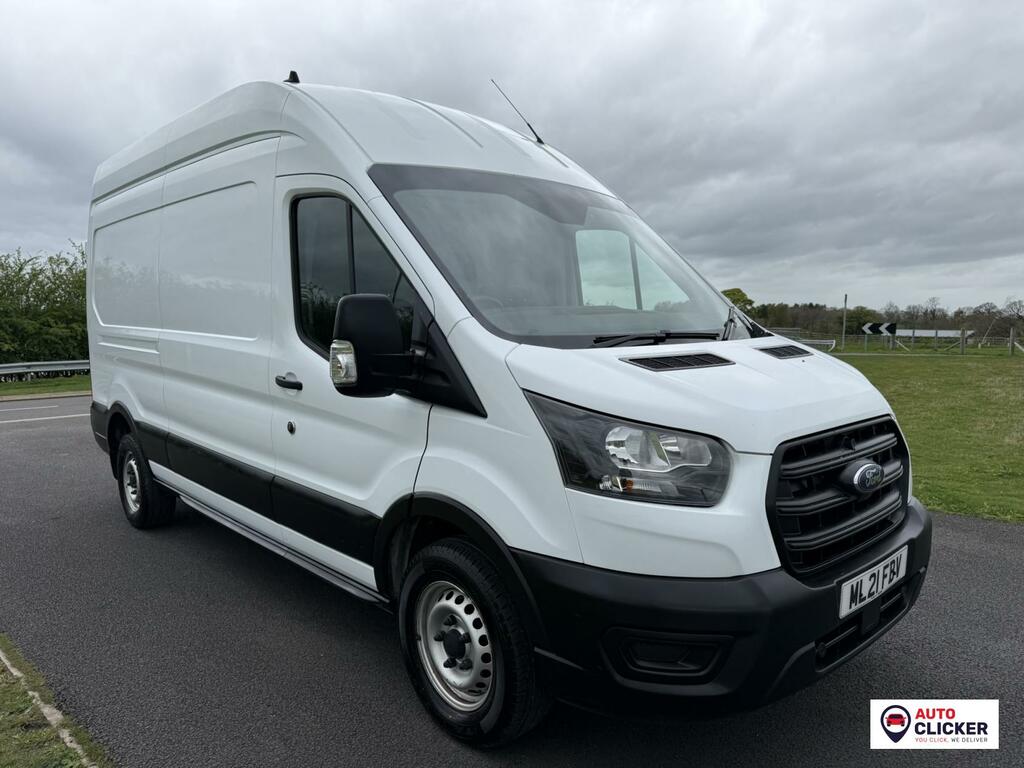Ford Transit Custom 2.0 350 Ecoblue Leader Panel Van ML21FBV White #3