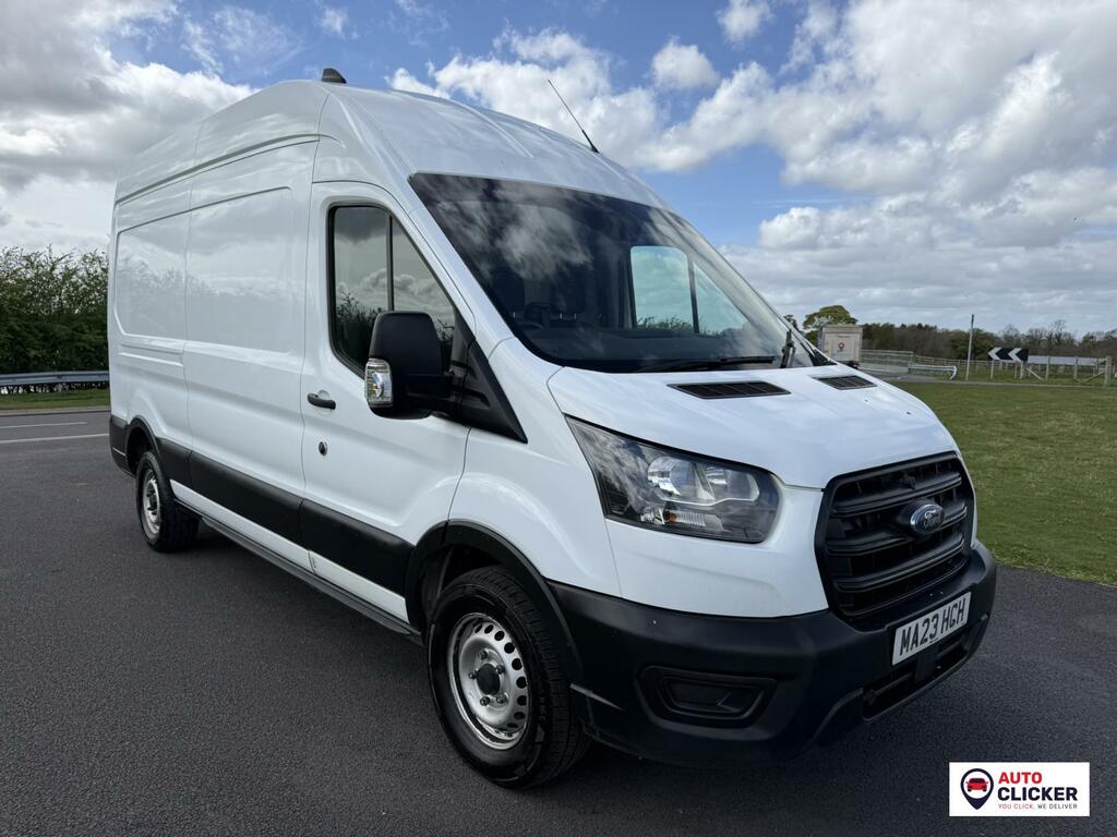 Ford Transit Custom 2.0 350 Ecoblue Leader Panel Van MA23HCH White #3