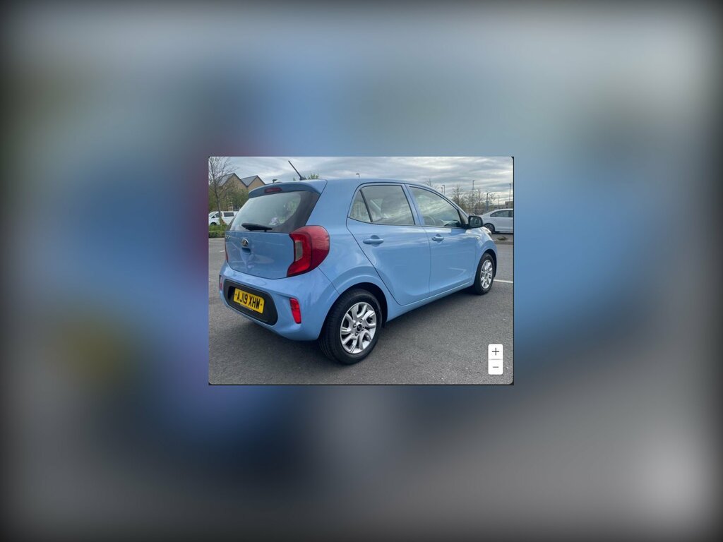 Kia Picanto 1.0 2 Hatchback Euro 6 66 Bhp AJ19XHW Blue #2