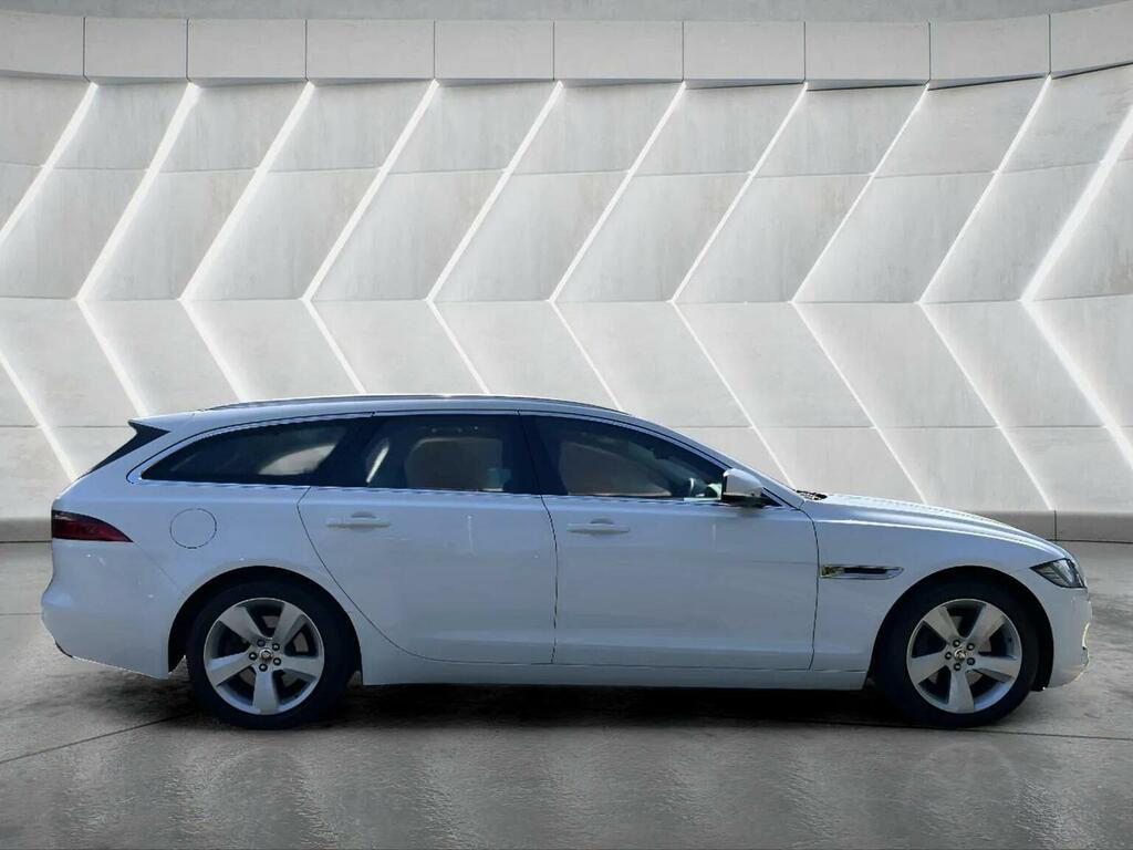 Jaguar XF Estate 2.0I Portfolio Sportbrake Euro 6 Ss BD19HTG White #5