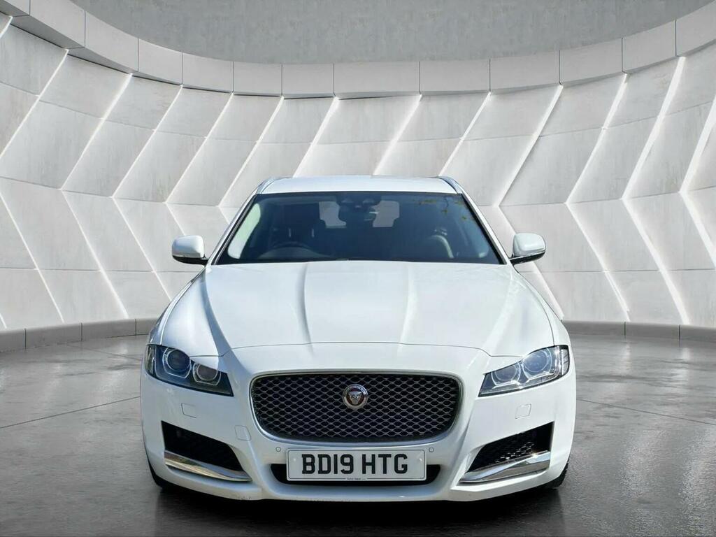 Jaguar XF Estate 2.0I Portfolio Sportbrake Euro 6 Ss BD19HTG White #2