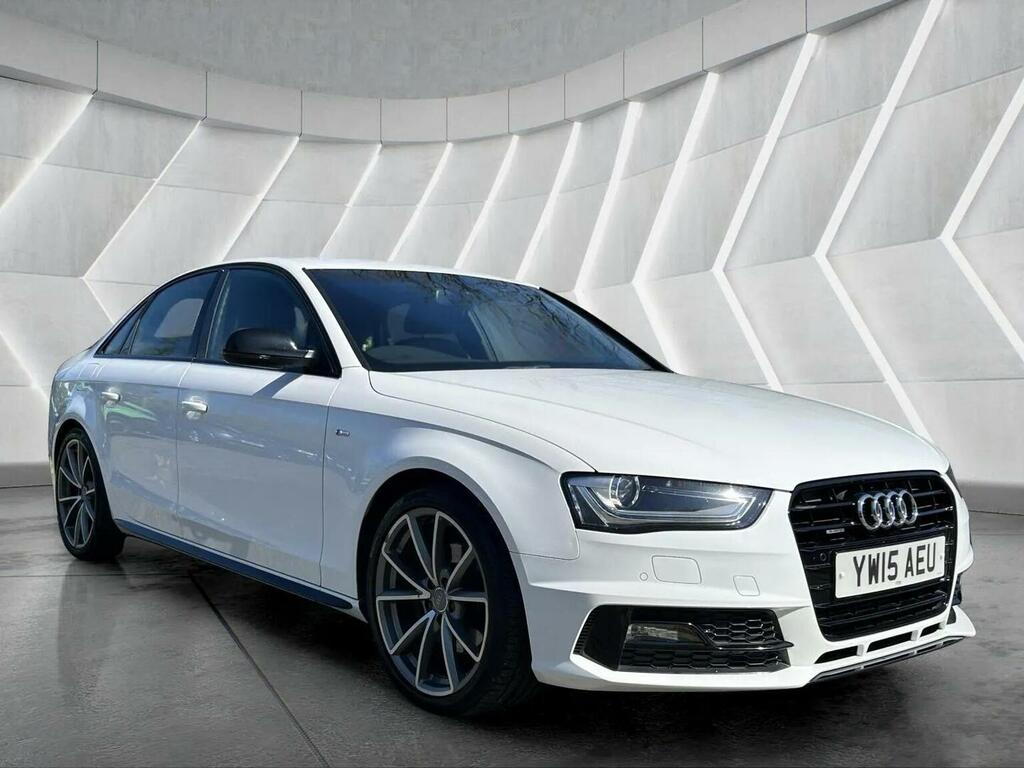 Audi A4 Saloon 2.0 Tfsi Black Edition Plus S Tronic Quattr White #3