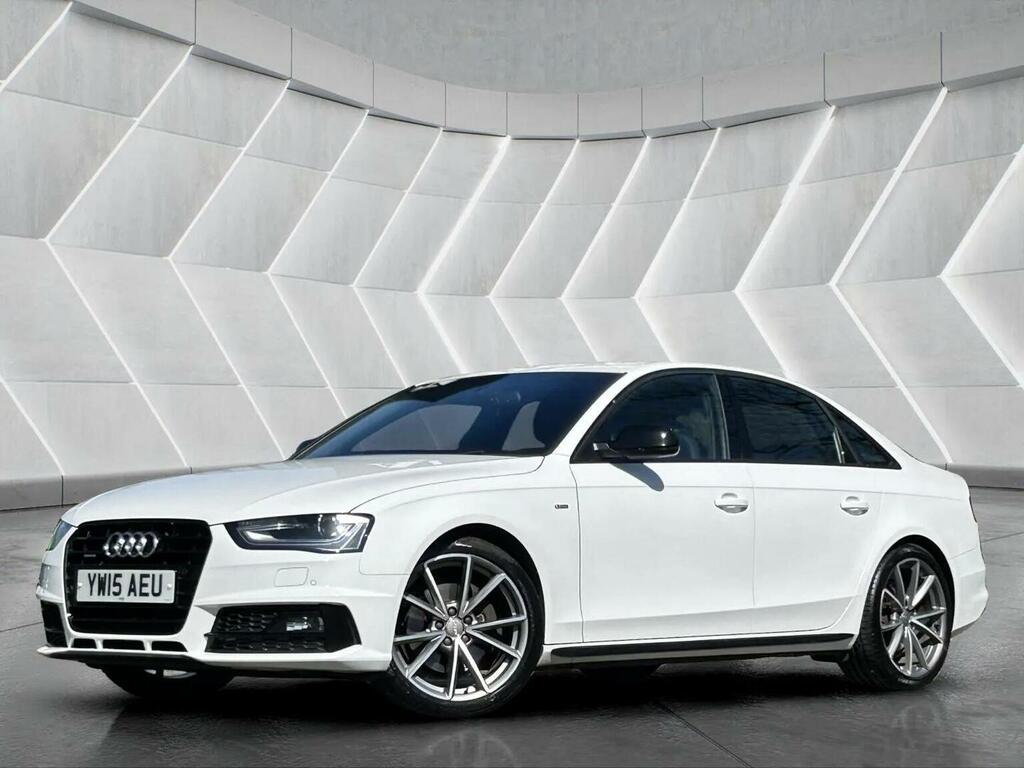 Audi A4 Saloon 2.0 Tfsi Black Edition Plus S Tronic Quattr White