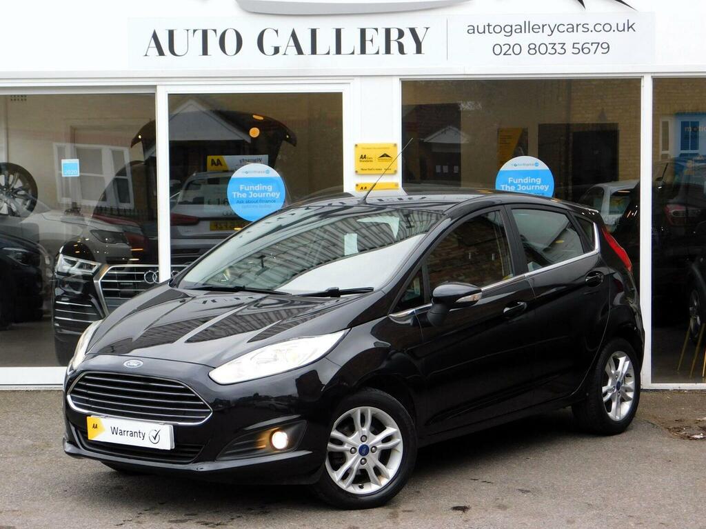 Ford Fiesta Hatchback 1.0 Zetec Euro 5 Ss 201414 ML14CNK Black #5