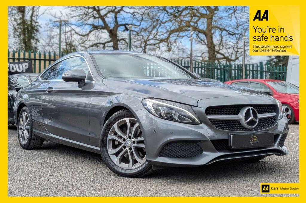 Mercedes-Benz C Class Coupe 2.0 C200 Sport 7G-tronic Euro 6 Ss Grey