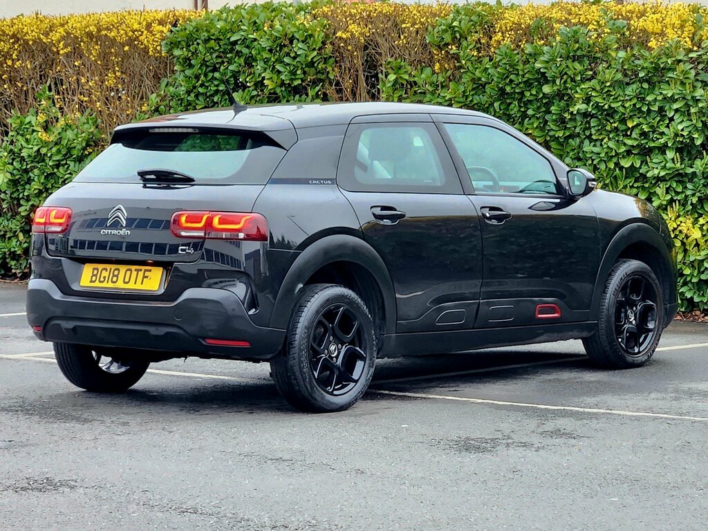 Citroen C4 Cactus 1.2 Puretech Feel Edition Hatchback Man BG18OTF Black #4