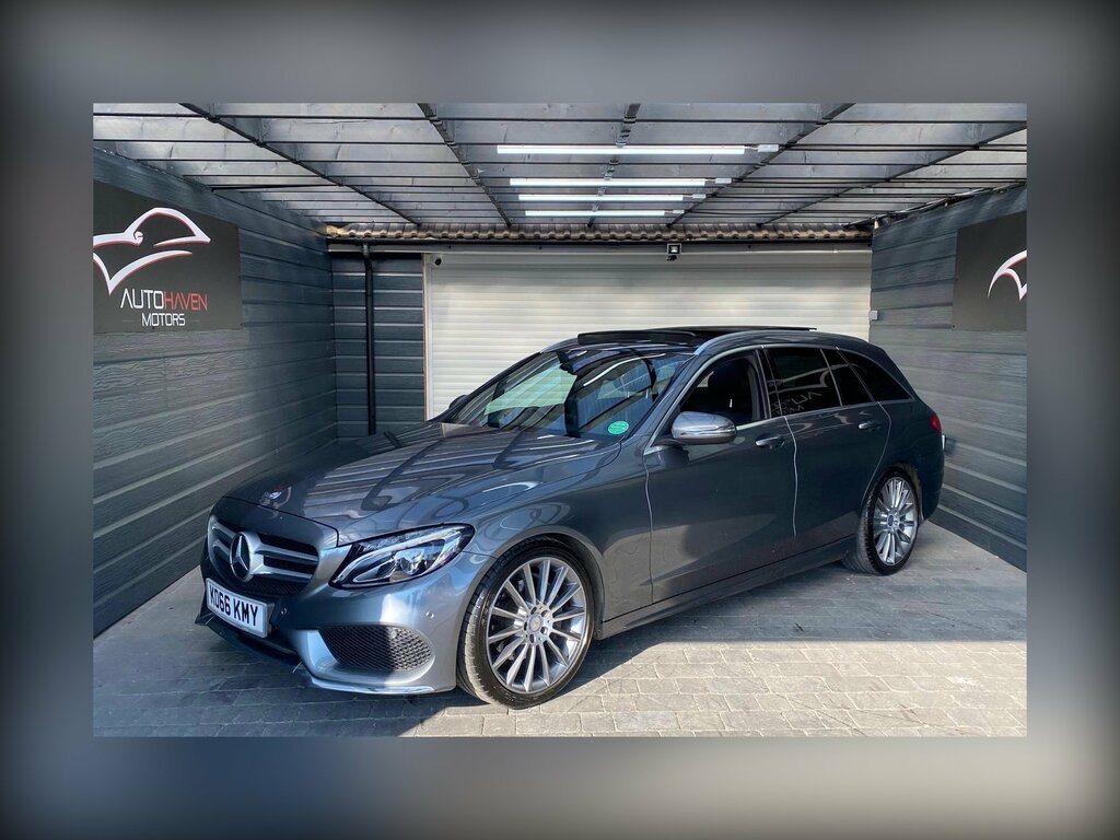 Mercedes-Benz C Class 2.1 C220d Amg Line Premium G-tronic Euro 6 Ss KO66KMY Grey #4