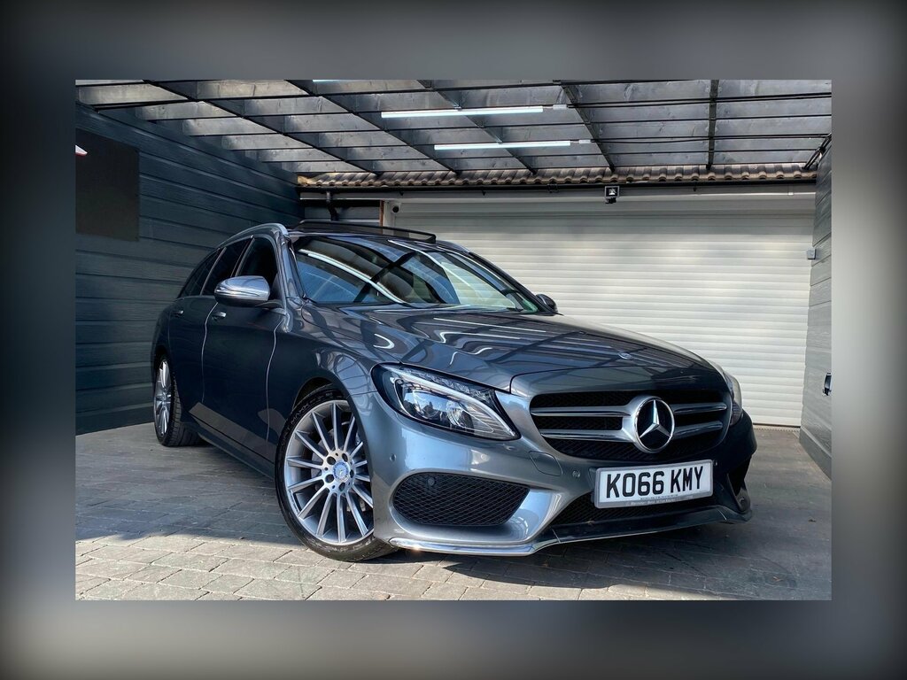 Mercedes-Benz C Class 2.1 C220d Amg Line Premium G-tronic Euro 6 Ss Grey