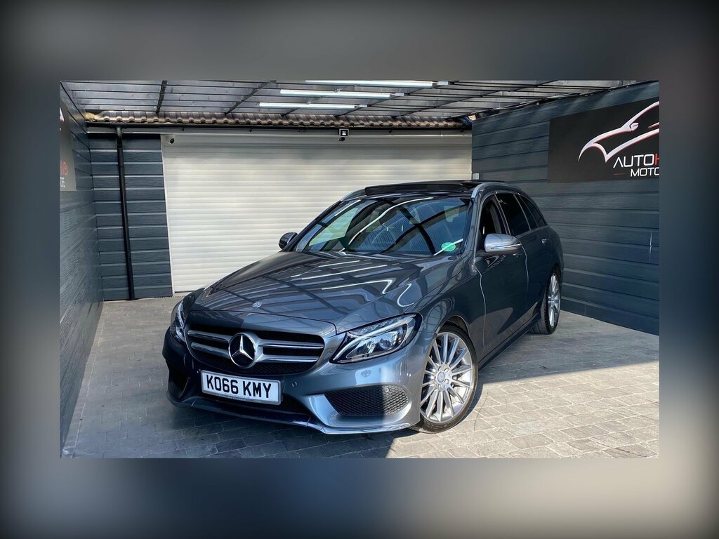 Mercedes-Benz C Class 2.1 C220d Amg Line Premium G-tronic Euro 6 Ss KO66KMY Grey #3