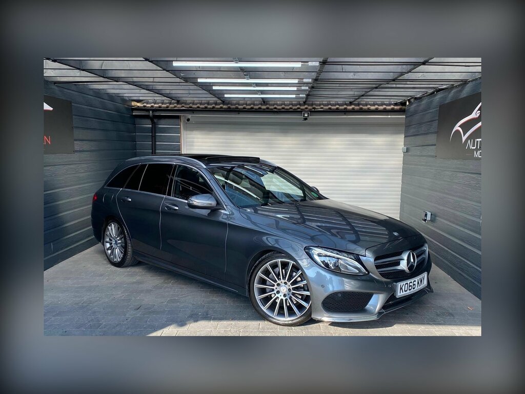 Mercedes-Benz C Class 2.1 C220d Amg Line Premium G-tronic Euro 6 Ss KO66KMY Grey #2