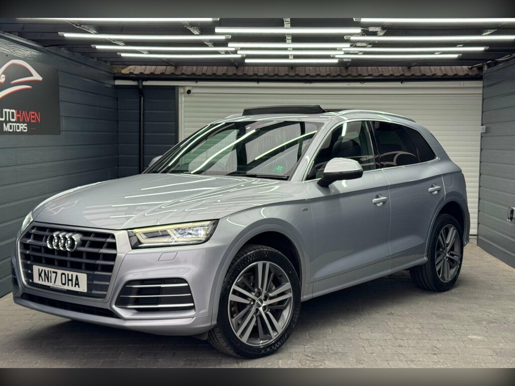 Audi Q5 2.0 Tdi S Line S Tronic Quattro Euro 6 Ss KN17OHA Silver #2