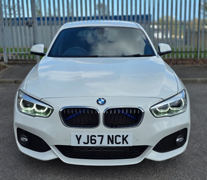 BMW 1 Series 2.0 120D M Sport YJ67NCK White #5