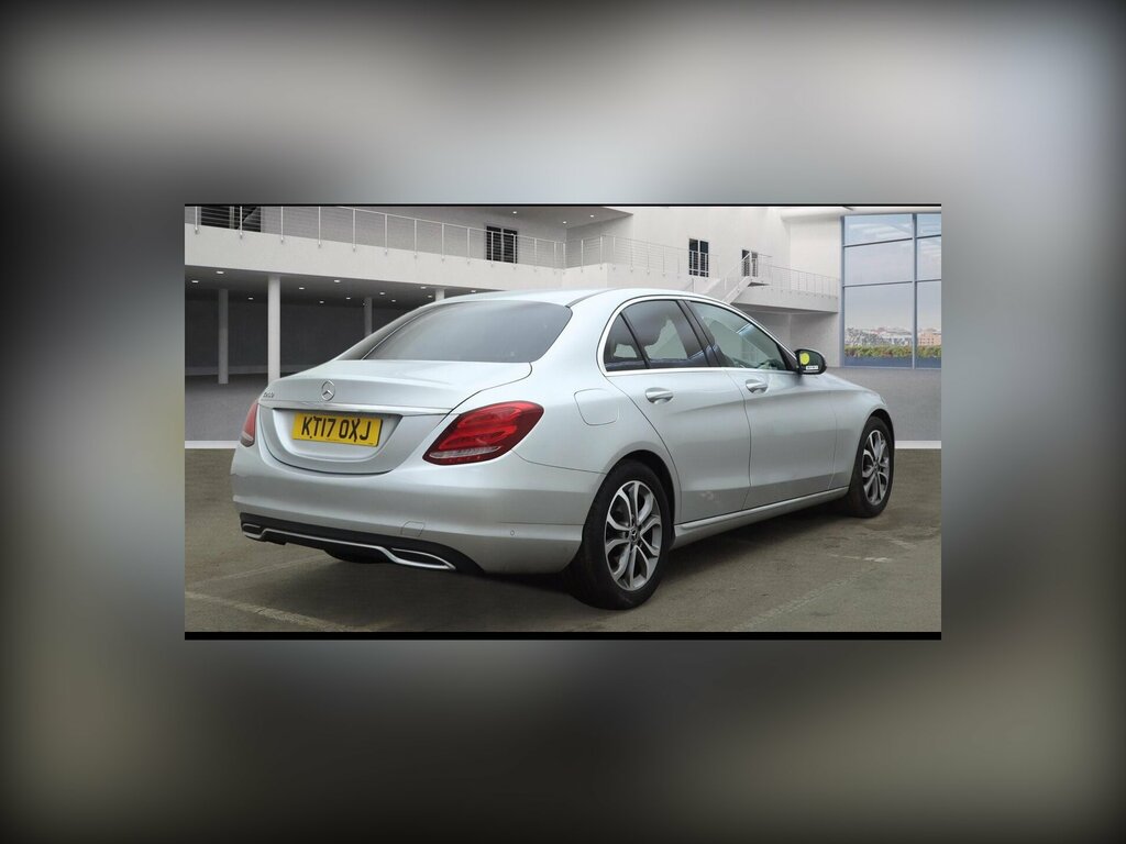 Mercedes-Benz C Class 2.0 C200 Sport G-tronic Euro 6 Ss KT17OXJ Silver #2