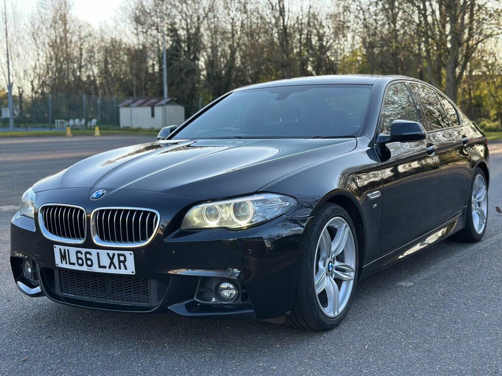 BMW 5 Series 2.0 520D M Sport Euro 6 Ss ML66LXR Black #2