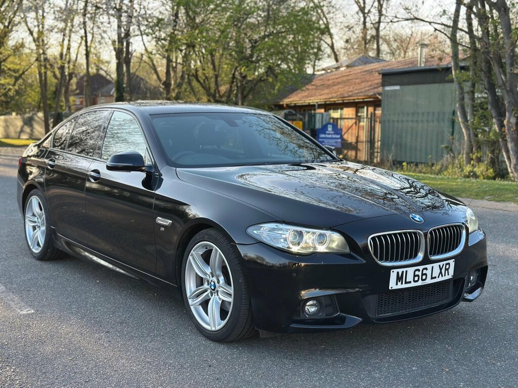 BMW 5 Series 2.0 520D M Sport Euro 6 Ss ML66LXR Black #6