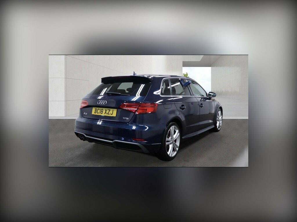 Audi A3 1.5 Tfsi Cod S Line Sportback S Tronic Euro 6 Ss BC18XZJ Blue #2