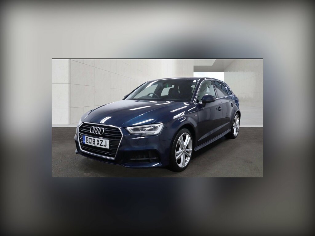 Audi A3 1.5 Tfsi Cod S Line Sportback S Tronic Euro 6 Ss Blue