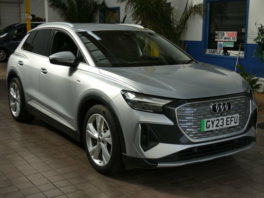 Audi Q4 E Tron Suv GY23EFU Silver #5