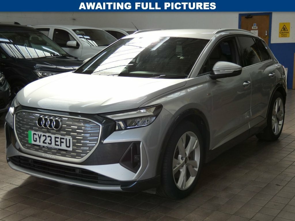 Audi Q4 E Tron Suv GY23EFU Silver #3
