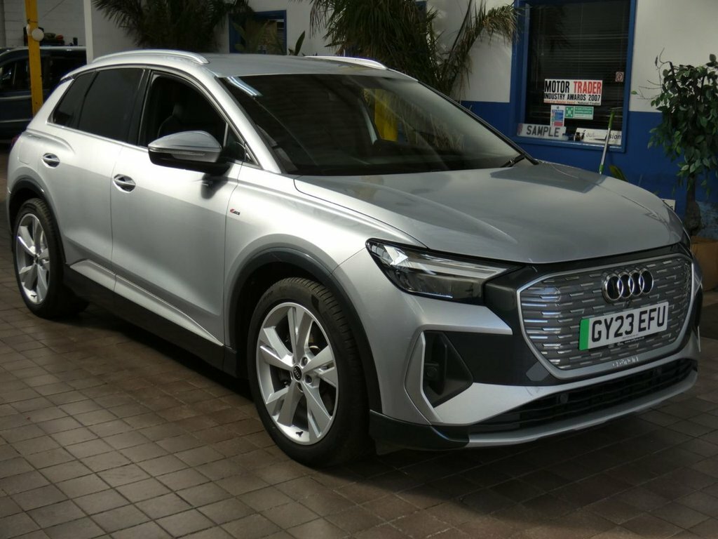 Audi Q4 E Tron Suv GY23EFU Silver #6