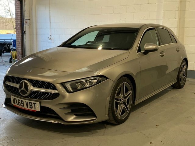 Mercedes-Benz A Class 2019 2.0 A200d Amg Line Hatchback 8G-dc WX69VBT Silver #4