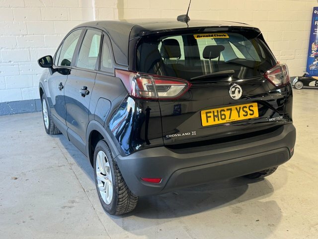 Vauxhall Crossland X 2018 1.6 Turbo D Ecotec Se Nav Suv Manu FH67YSS Black #3