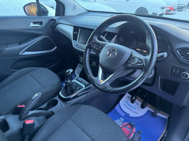 Vauxhall Crossland X 2018 1.6 Turbo D Ecotec Se Nav Suv Manu FH67YSS Black #2