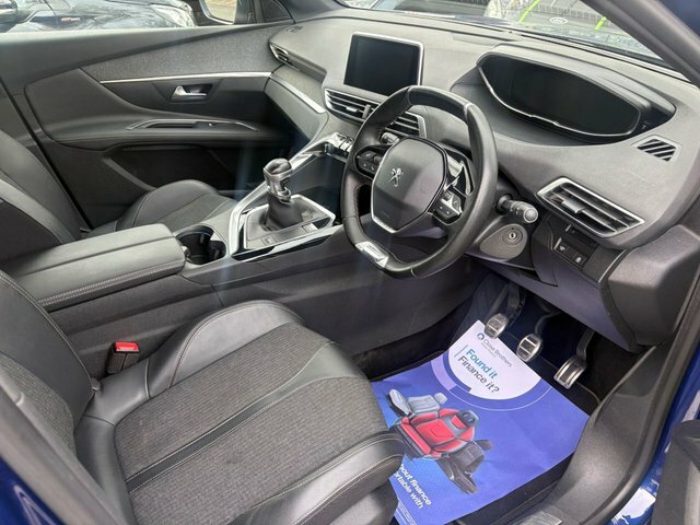 Peugeot 3008 2019 1.5 Bluehdi Gt Line Suv Eur FE19VWR Blue #2