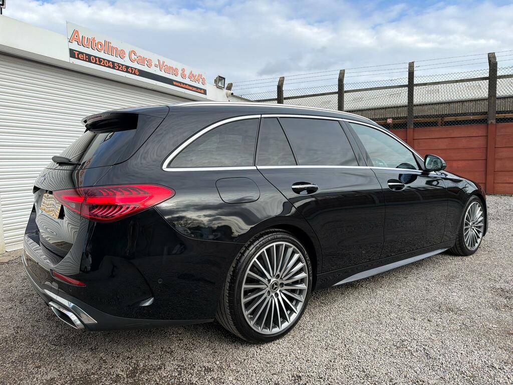 Mercedes-Benz C Class 1.5 C200h Mhev Amg Line Premium G-tronic Euro 6 KT23HKP Black #5