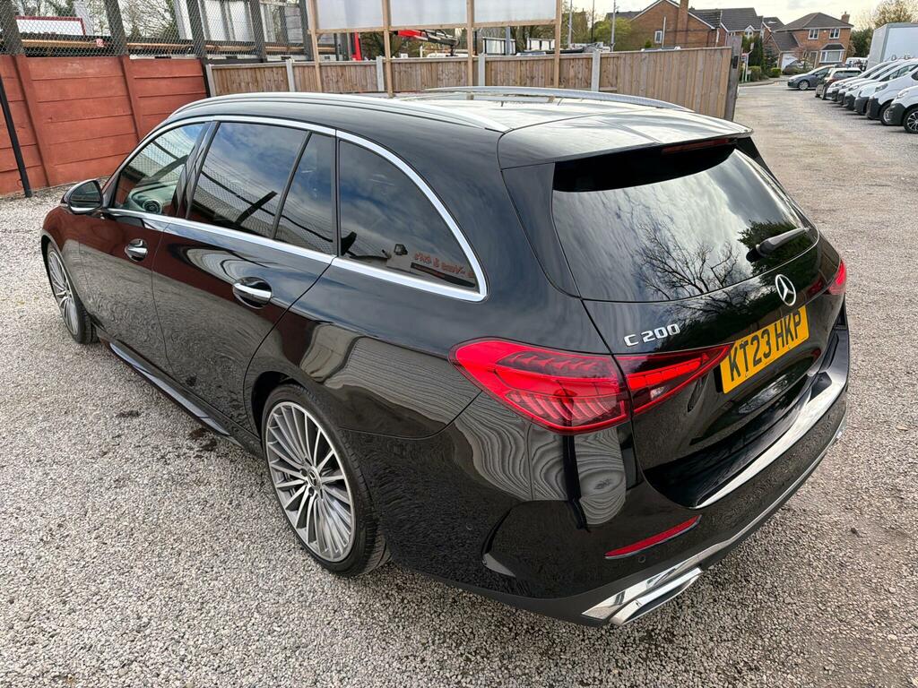 Mercedes-Benz C Class 1.5 C200h Mhev Amg Line Premium G-tronic Euro 6 KT23HKP Black #4