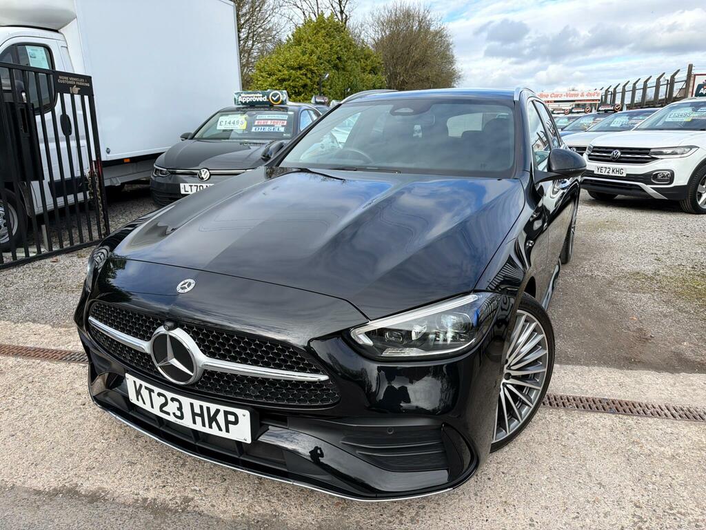 Mercedes-Benz C Class 1.5 C200h Mhev Amg Line Premium G-tronic Euro 6 KT23HKP Black #3