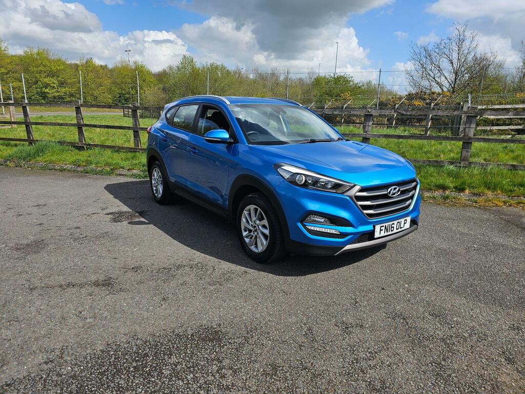 Hyundai Tucson 1.7 Crdi Blue Drive Se Euro 6 Ss FN16OLP Blue #3