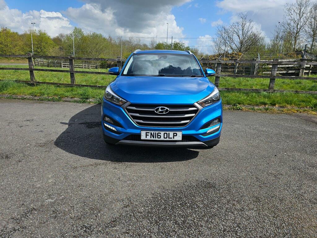 Hyundai Tucson 1.7 Crdi Blue Drive Se Euro 6 Ss FN16OLP Blue #2