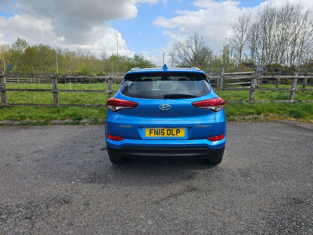 Hyundai Tucson 1.7 Crdi Blue Drive Se Euro 6 Ss FN16OLP Blue #6
