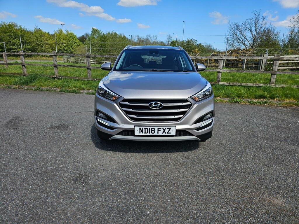 Hyundai Tucson 1.6 Gdi Blue Drive Se Nav Euro 6 Ss ND18FXZ White #2