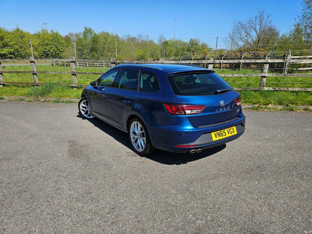 Seat Leon 2.0 Tdi Fr Sport Tourer Euro 6 Ss VN65VGX Blue #3
