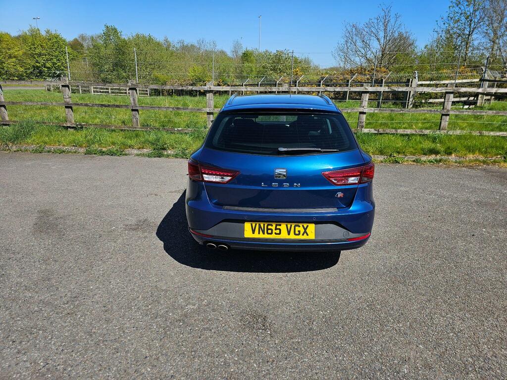 Seat Leon 2.0 Tdi Fr Sport Tourer Euro 6 Ss VN65VGX Blue #4