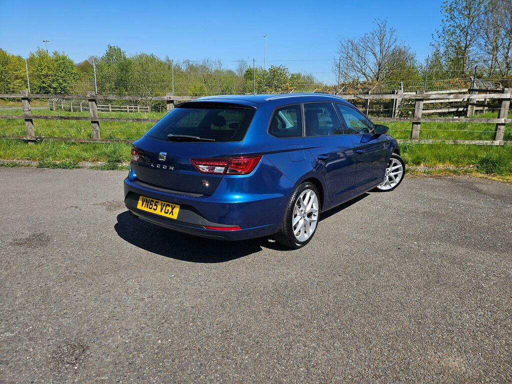 Seat Leon 2.0 Tdi Fr Sport Tourer Euro 6 Ss VN65VGX Blue #5