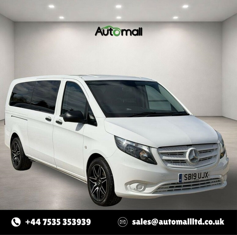 Mercedes-Benz Vito 2.1 114 Cdi Pro Tourer Double Cab G-tro SB19UJX White #6