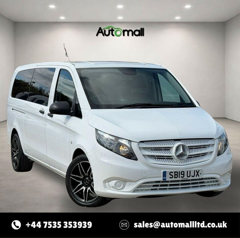 Mercedes-Benz Vito 2.1 114 Cdi Pro Tourer Double Cab G-tro SB19UJX White #5