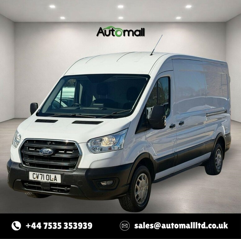 Ford Transit Custom 2.0 350 Ecoblue Trend Fwd L3 H2 Euro 6 Ss CV71OLA White #3