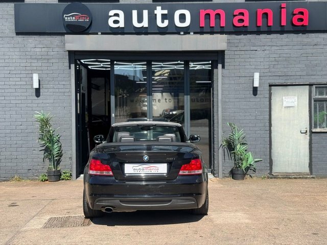 BMW 1 Series 118I M Sport Convertible YK11XJT Black #3
