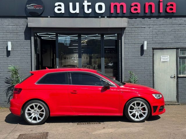 Audi A3 Tfsi S Line Hatchback FX14NXE Red #3
