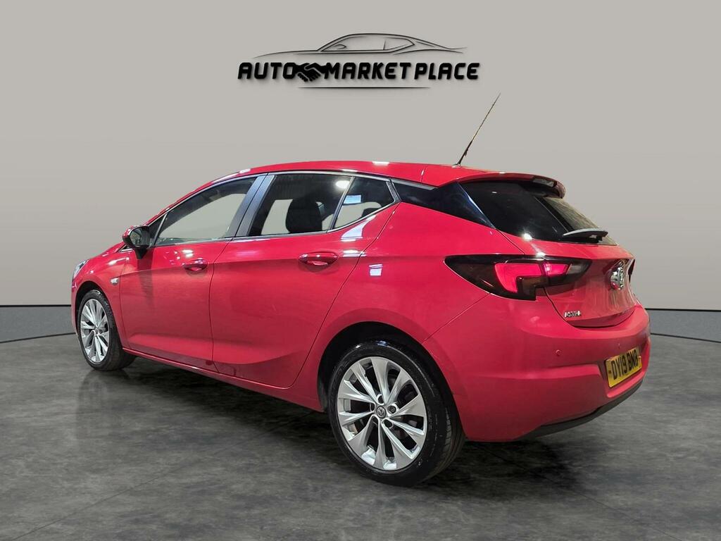 Vauxhall Astra 1.4I Turbo Design Euro 6 DY19BNB Red #4